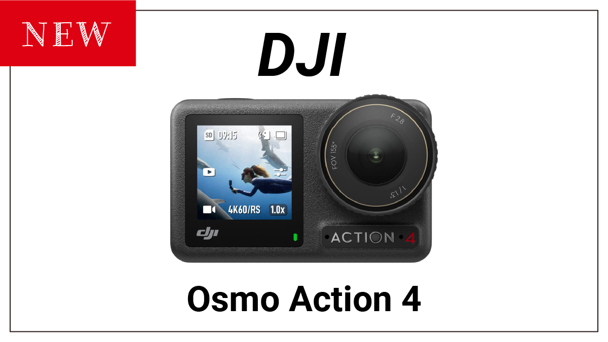 DJIが新しいアクションカメラ『Osmo Action 4』を発売 | マナツカメラ